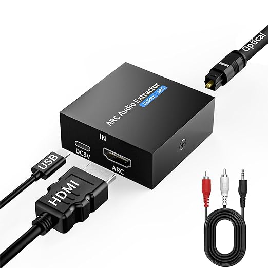 192KHz ARC Audio Extractor, HDMI ARC to Optical Converter, ARC to by Unknown
