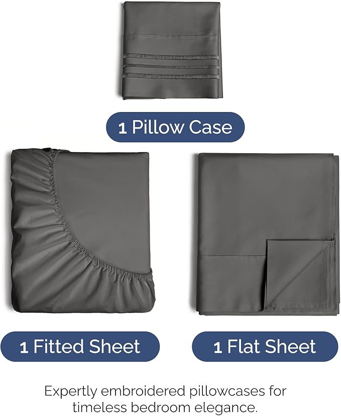 Twin Size 3 Piece Sheet Set - Image 2