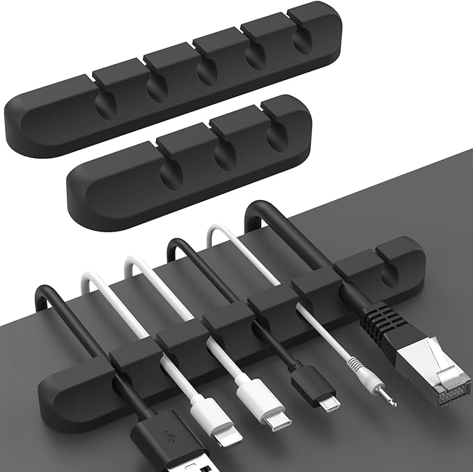 AhaStyle Cable Clips, 3 Pack Cord Holders Cable Organizer Self Adhesive Cord by AHASTYLE