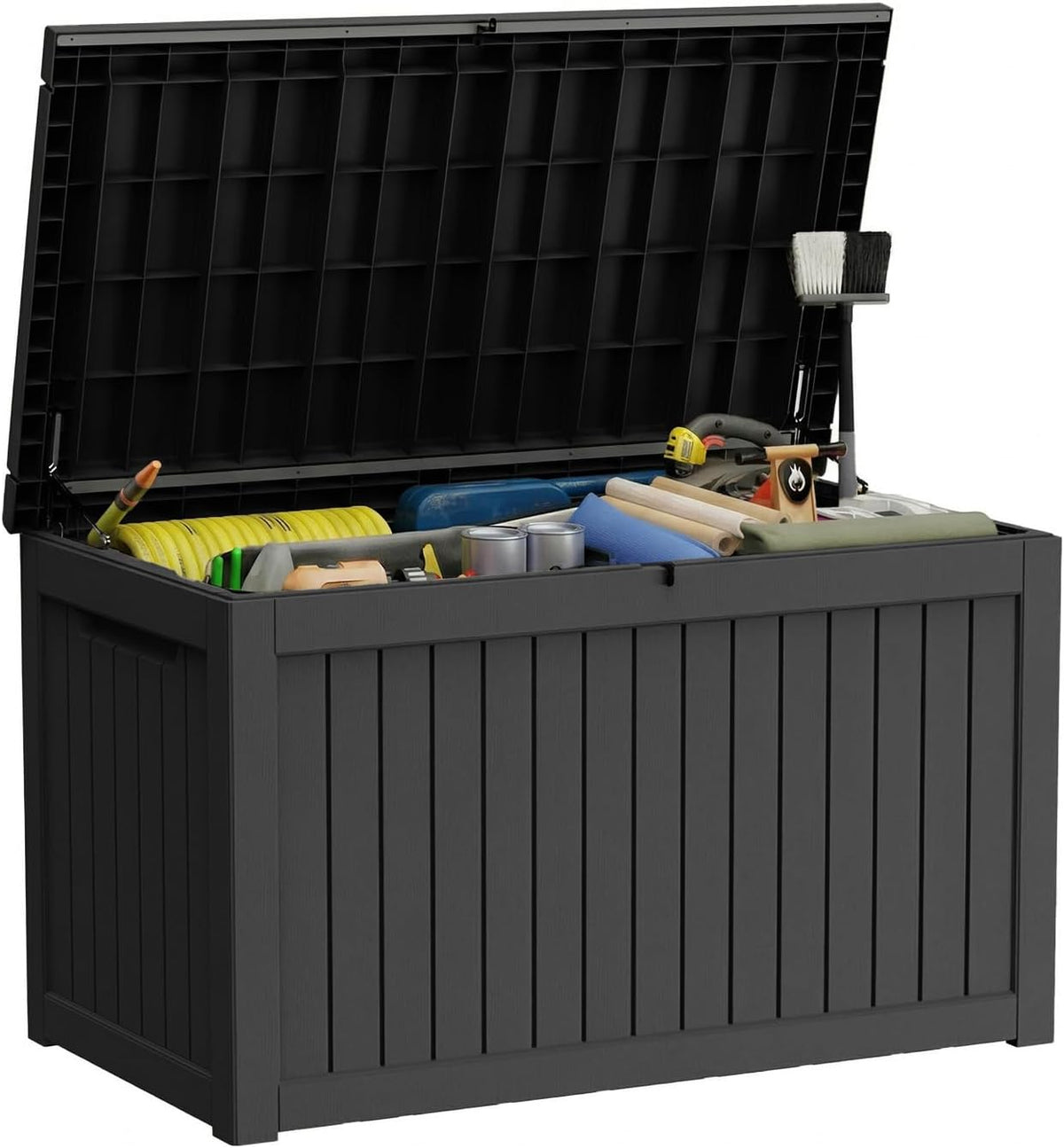 280 gallon outdoor storage deck box waterproof resin, main product view