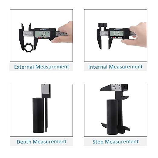 Digital Caliper, Adoric 0-6" Calipers Measuring Tool - Image 7