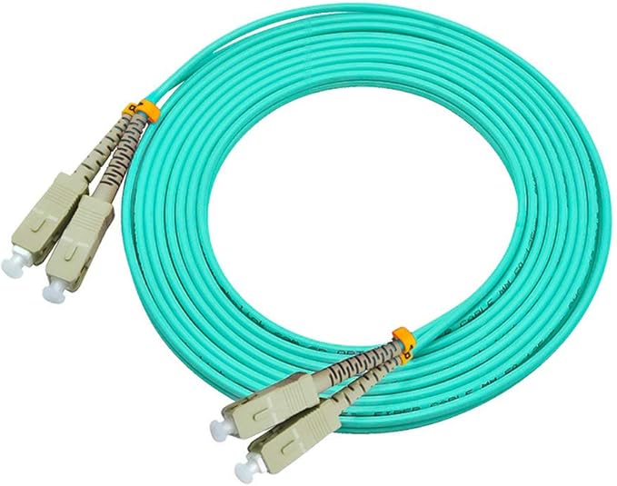 Jeirdus 20Meters 65ft Duplex 50/125 10G OM3 Multi-Mode Fiber Optic Cable Jumper - Image 3