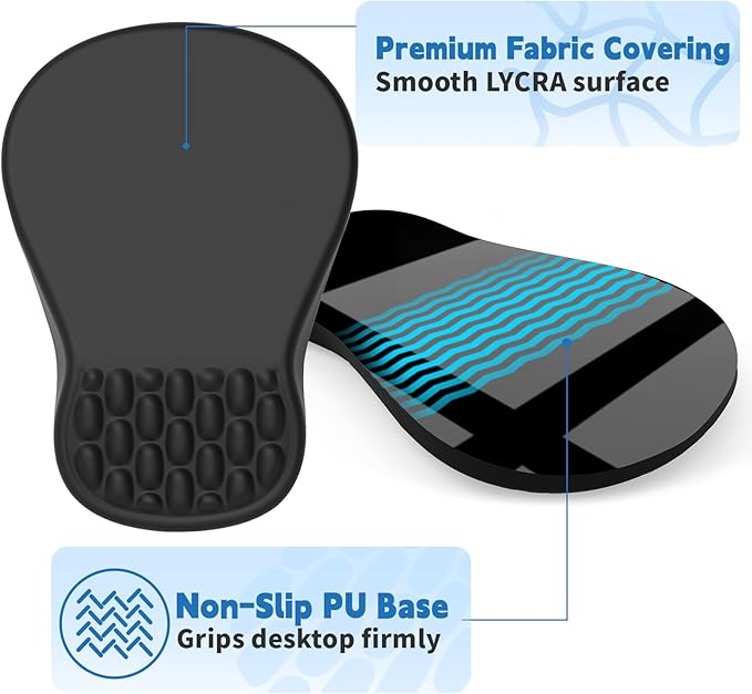 YIWEI Ergonomic Mouse Pad with Wrist Support - Image 5