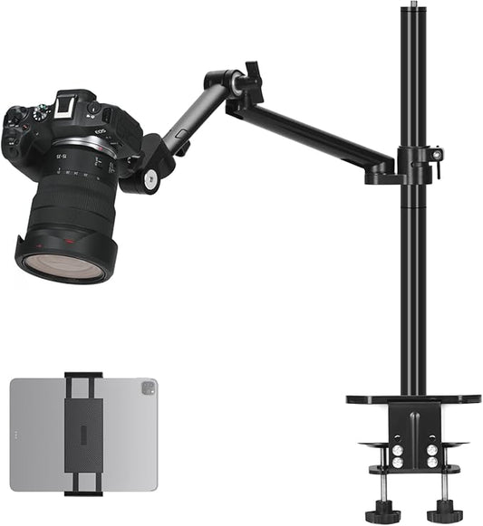 TARION Camera Arm Desk Mount: Heavy Duty DSLR Desktop Mount Camera Stand by TARION