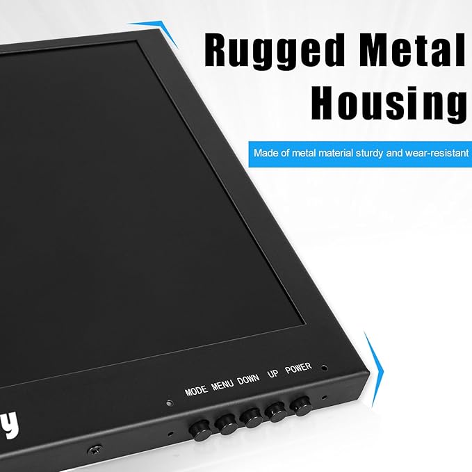Suprlipy 12 Inch Mini Small HDMI Monitor 1920x1080 16:9 IPS Metal Housing LCD - Image 5