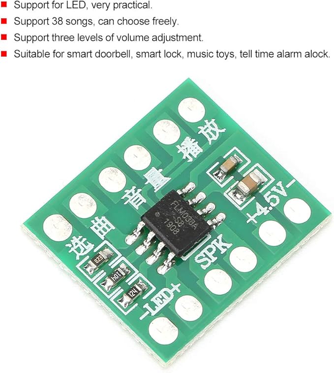 flexman 2Pcs Music Chip DIY Module, Sound Chip - Image 2