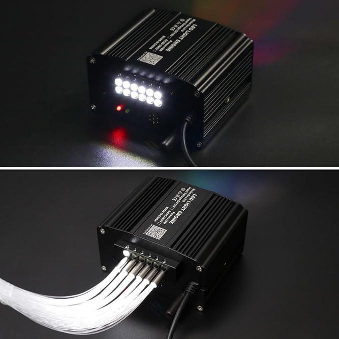 AZIMOM Dual Color 18W Twinkle Fiber Optic Starlight Box - Image 4