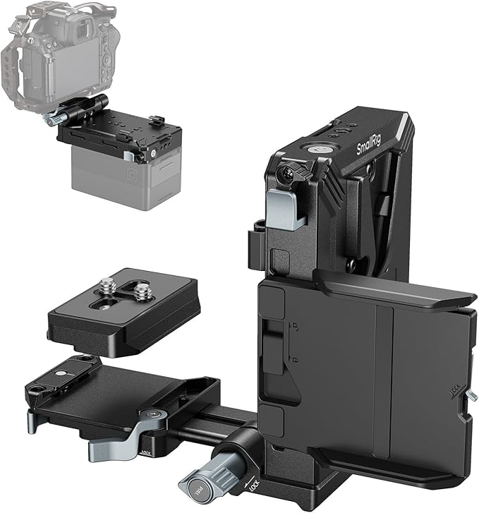 SMALLRIG Upgraded V Mount Battery Plate Kit, w/ QR Plate by SmallRig