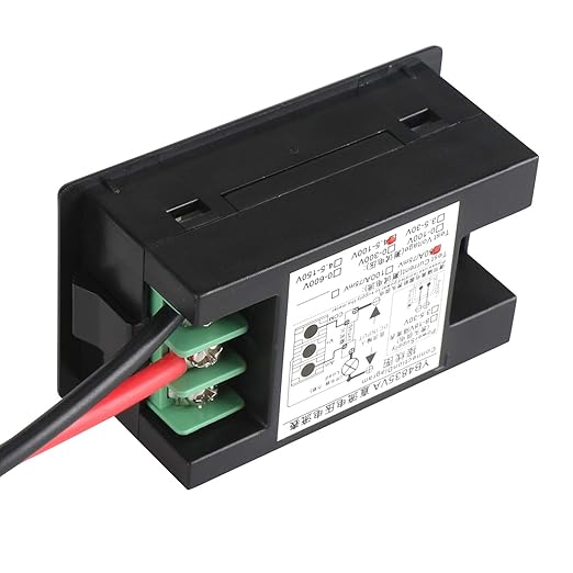 DROK DC 4.5-100V Digital Voltmeter Ammeter Multimeter Panel, DC Amp Meter - Image 6