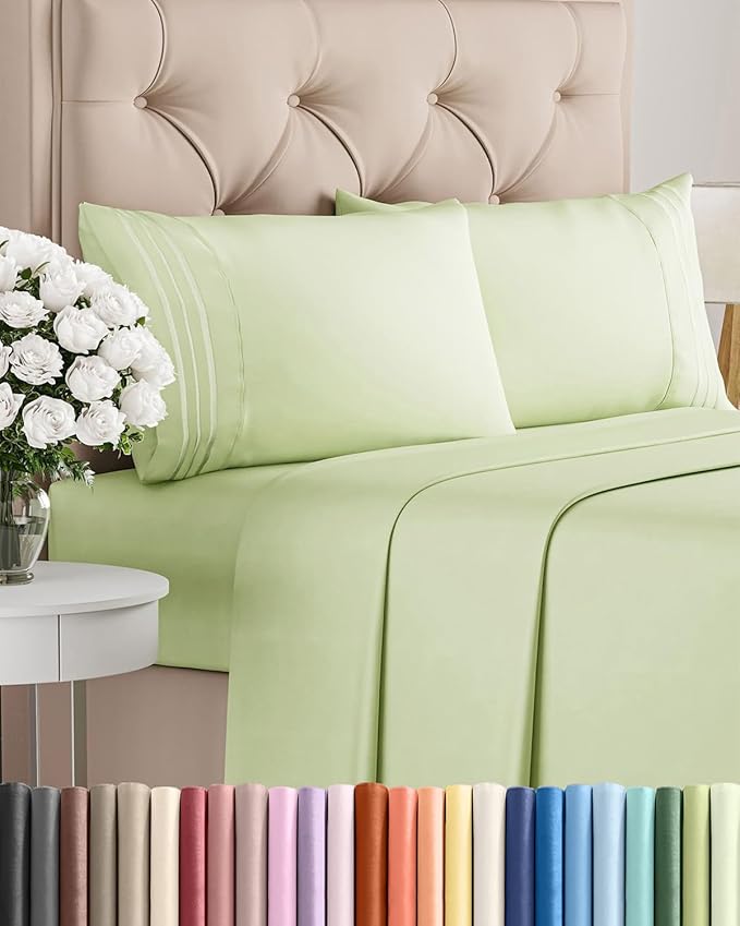 Cal King Size 4 Piece Sheet Set by CGKUnlimited