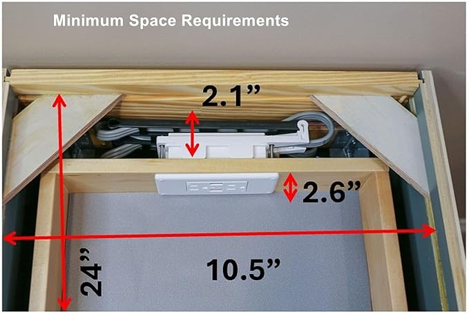 My Tidy Space Low Profile Combo USB-A USB-C 15 Amp in Drawer Docking Station - Image 9