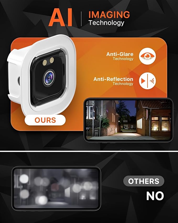 ciciglow 2K Window Camera, 2.4GHz & 5GHz WiFi Indoor Camera - Image 3