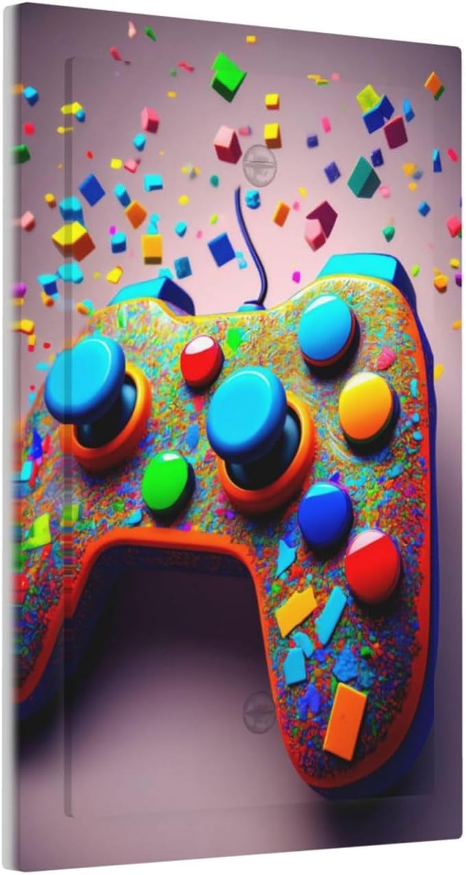 Bvtewkhz Game Controller No Device Single Blank Decorative Light Switch Covers - Image 2