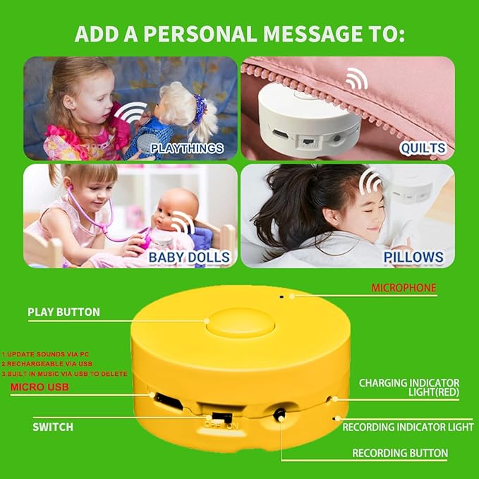 JRGKJCP 16 Minutes Voice Recorder, Record Custom Message - Image 3