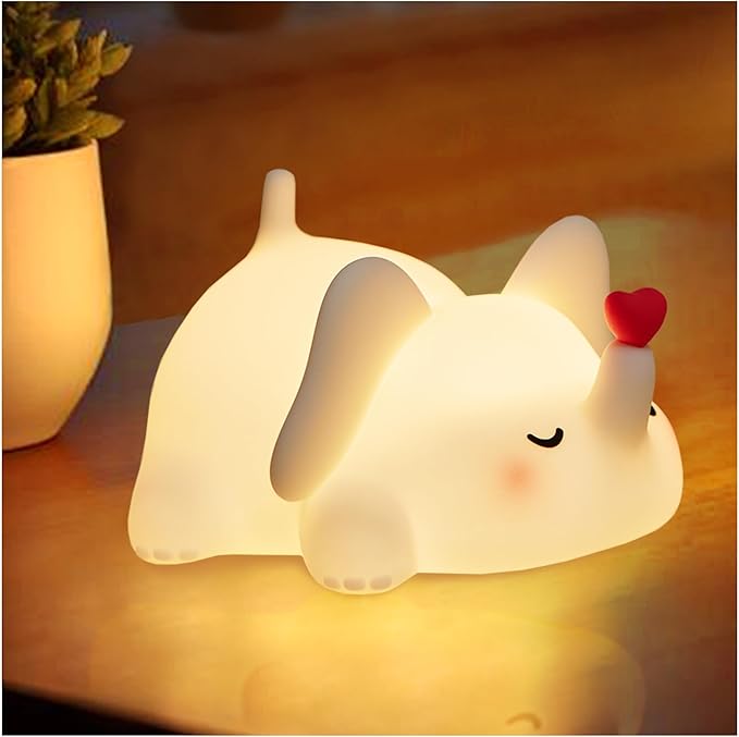 mydtiz Silicone Elephant Night Light by mydtiz