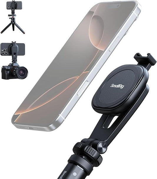 SMALLRIG AC-10 Magnetic Attachable Phone Clamp, Phone Mount by SmallRig