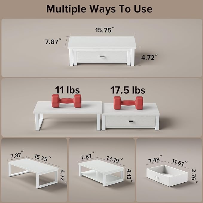 WOHOMO Dual Monitor Stand Riser - Image 2