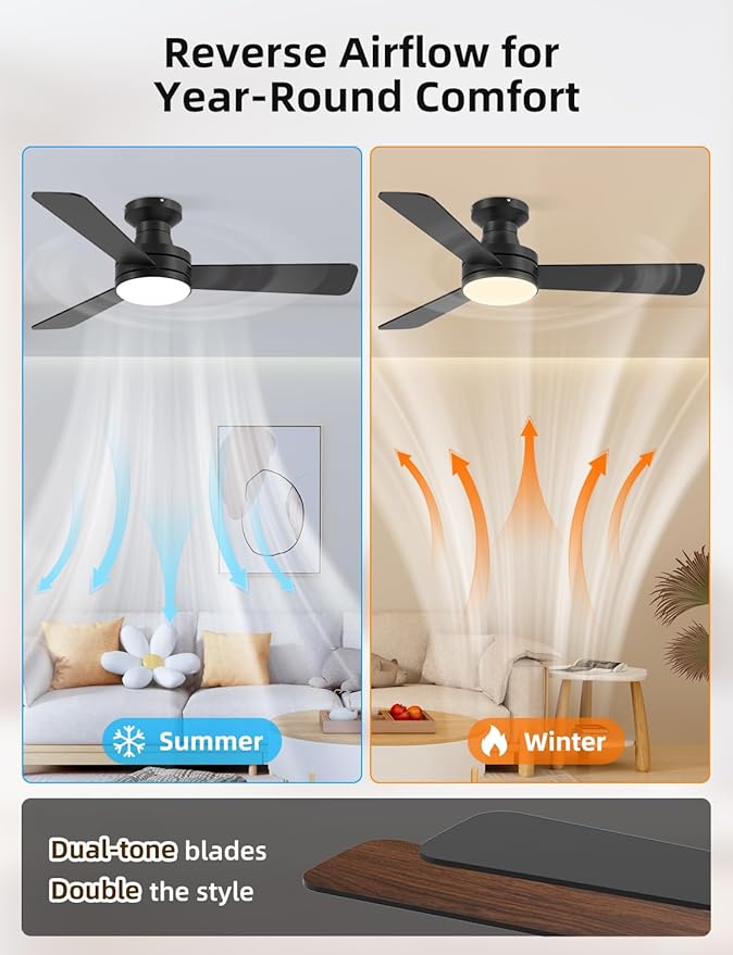Homlit 42" RGB Ceiling Fan - Image 7