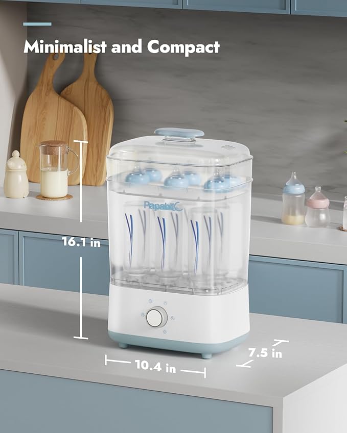 Papablic Baby Bottle Sterilizer and Dryer Pro, Esterilizador De Biberones - Image 9