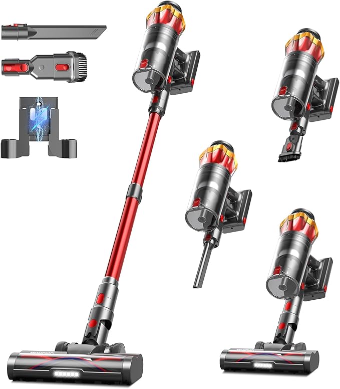 Cordless Vacuum Cleaner, 650W 55KPa 70Mins Vacuum Cleaners - Image 9