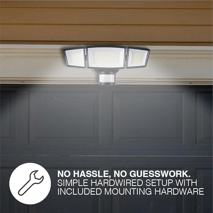 Sylvania Motion Sensor Solar Security Light, Solar Panel, 1800 LMS, Wet Rated - Image 8