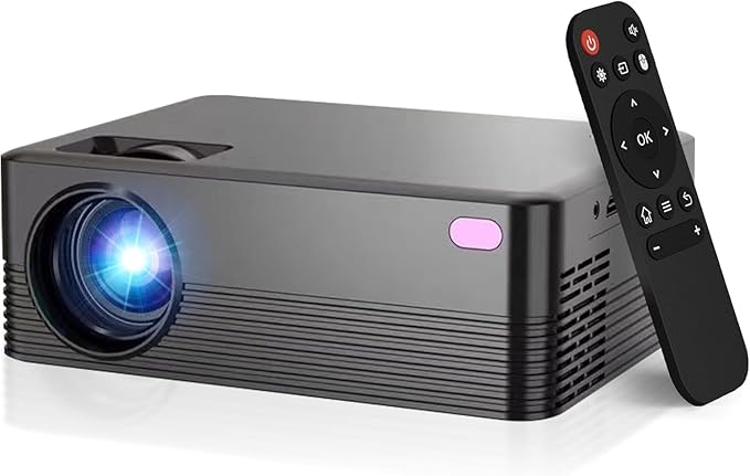 Mini Projector, H5 Portable Video Projector by ENUOSUMA