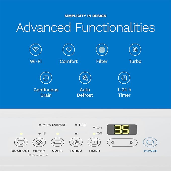 hOmeLabs Dehumidifier for Home, Basements - Image 5
