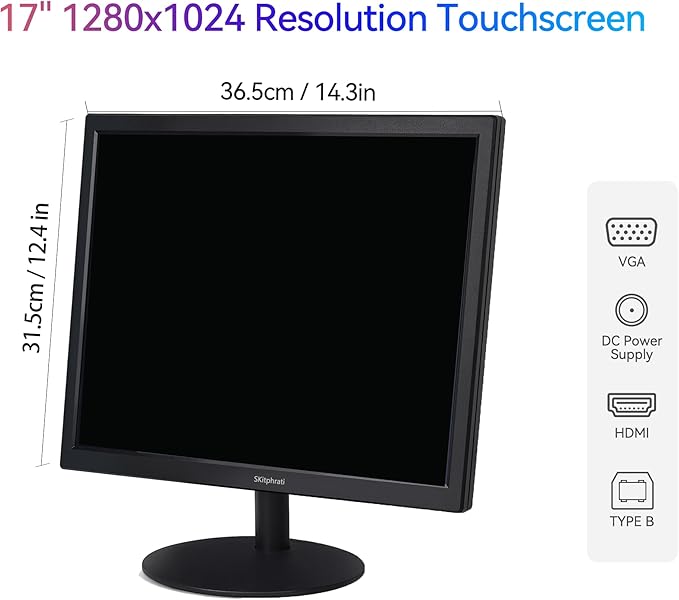 SKitphrati 17" Square 1280x1024 10-Point Multi Touch Screen Monitor - Image 6