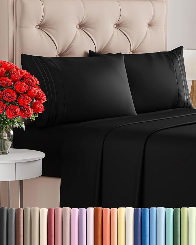 Queen Size 4 Piece Sheet Set by CGKUnlimited