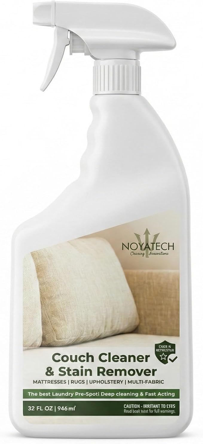 NOYATECH Couch Cleaner and Stain Remover Spray – Professional Strength by NOYATECH