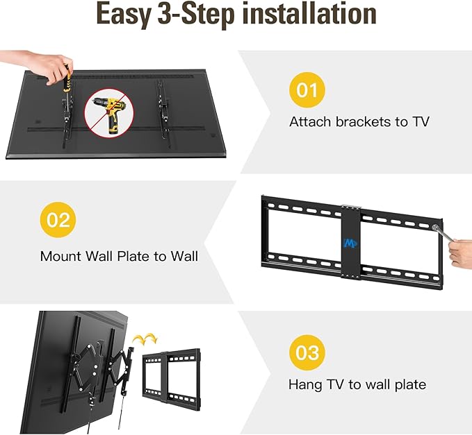 Mounting Dream UL Listed Advanced Tilt TV Wall Mount - Image 8