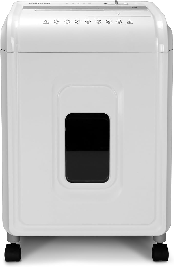 Aurora Anti-Jam 12-Sheet Cross-Cut Paper/CD and Credit Card Shredder by Aurora