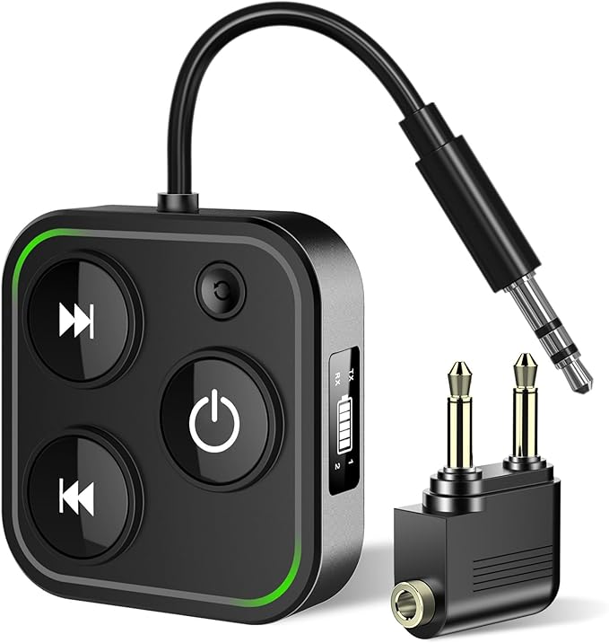 2026 Pro Bluetooth 5.4 Transmitter Receiver, 2-in-1 Wireless Audio Adapter by MepvabKY