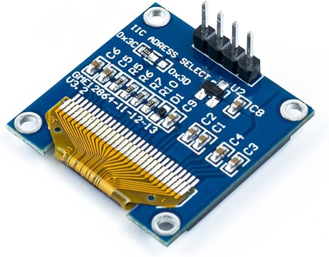 Hosyond 5 Pcs 0.96 Inch OLED I2C IIC Display Module 12864 128x64 Pixel SSD1306 - Image 7