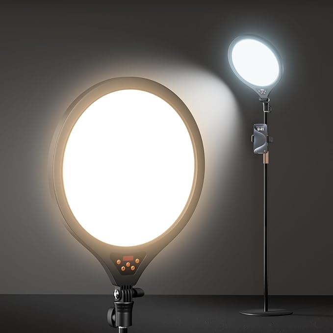 Ring Light with Stand and Phone Holder, Selfie Ringlight by SHStudio