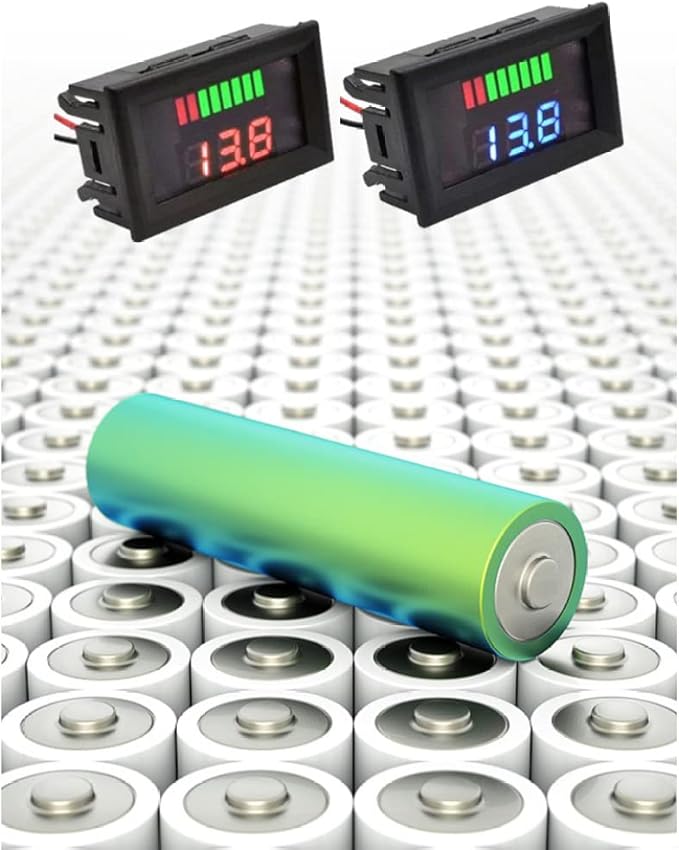 Battery Charge Level Indicator Universal Car Battery Capacity Meter Tester - Image 7