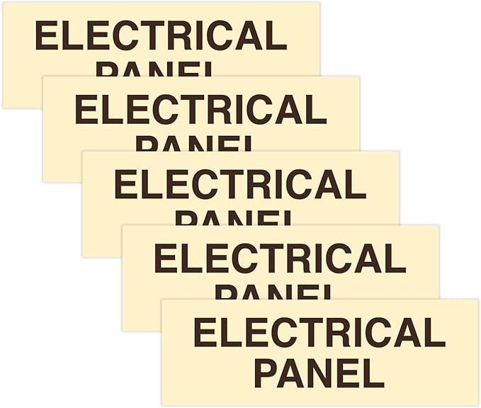 All Quality Basic Electrical Panel Sign by All+Quality