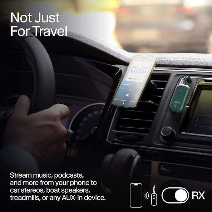 Twelve South AirFly Pro | Bluetooth Wireless Transmitter/Receiver Adapter - Image 4