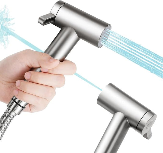 Handheld Bidet Sprayer for Toilet, Adjustable Water Pressure Control Rotary by bdjmfaucet