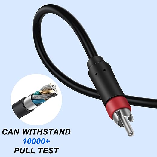 MEIRIYFA YPbPr Component Video Extension Cable 5RCA Female-to-Male Audio Video - Image 7