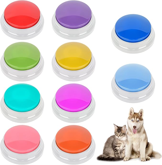 10 Color Voice Recording Buttons by zzhxkjhky
