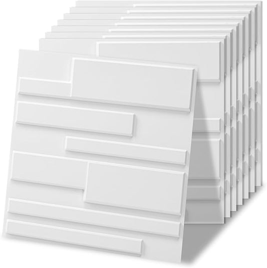 Art3d 20 Pack Decorative 3D Wall Panels, 19 Sq.Feet PVC Interior Wall Décor by Art3d