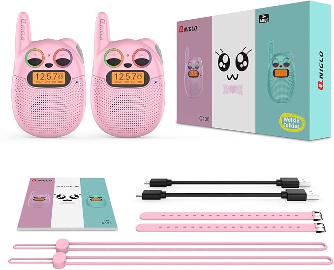 Walkie Talkies for Kids Rechargeable, Toys for 3+ Years Old Kids Walkie Talkies - Image 7