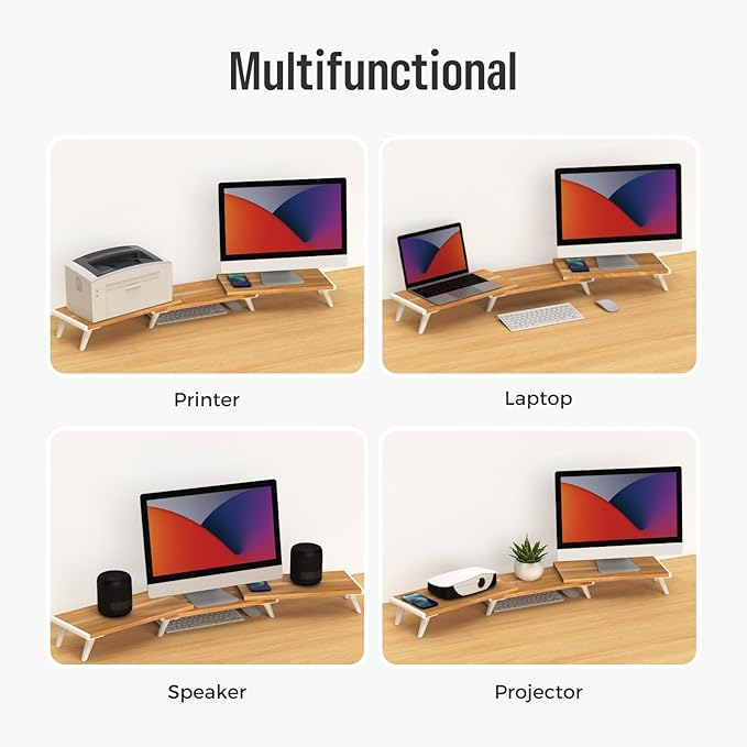 loukin Dual Monitor Stand Riser - Image 6