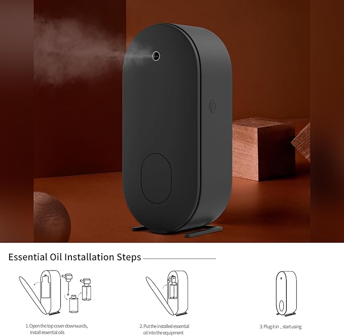 Essential Oil Diffuser, Waterless Aromatherapy Diffusers, Plug in Nano - Image 7