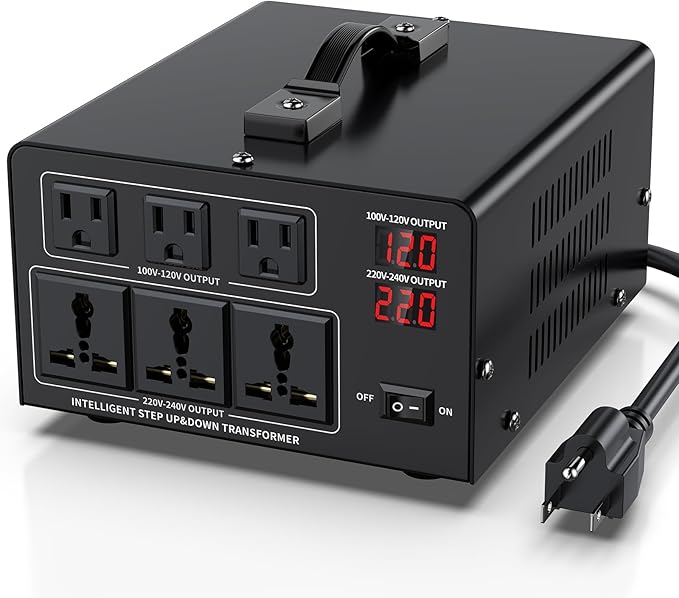 3000W Voltage Converter Transformer Step Up 110V/120V to220V/240V or Step Down by Unknown