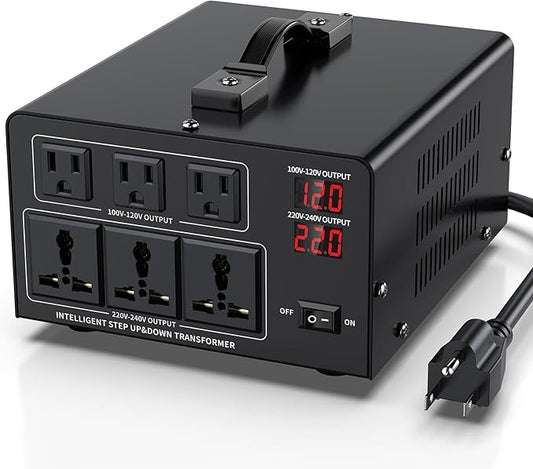 3000W Voltage Converter Transformer Step Up 110V/120V to220V/240V or Step Down by Unknown