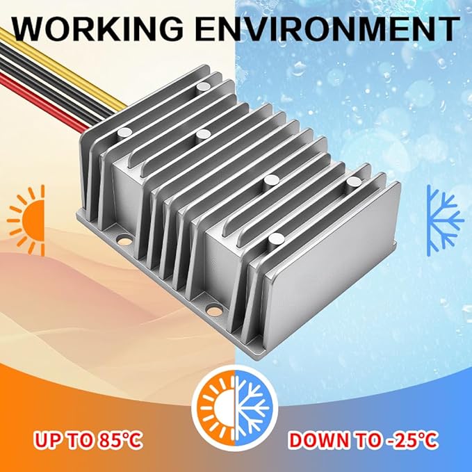 DC/DC Converter 12V Step Up to 24V, Boost Converter 20A 480W Voltage Regulator - Image 3