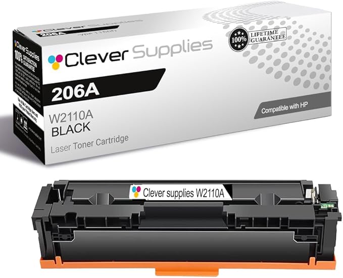 CS Replacement Compatible with HP Color Pro MFP M283fdw Toner Cartridge W2110A by CleverSupplies