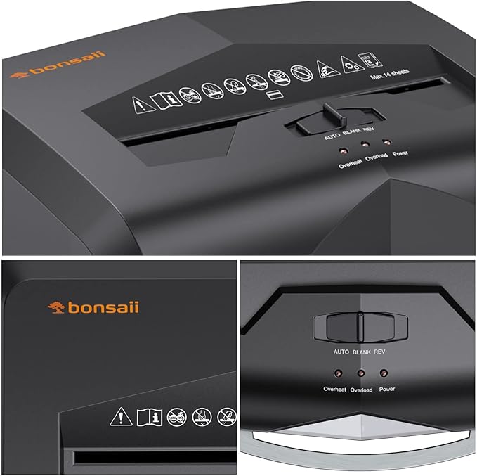 Bonsaii Paper Shredder, 18-Sheet 60-Minutes Shredder - Image 8